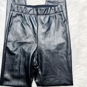 Express High Waisted Faux Leather Leggings Black Size XS